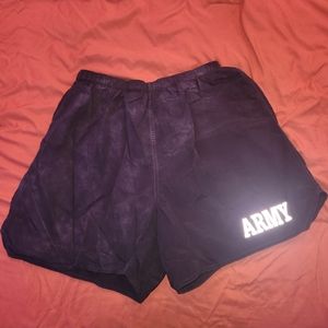 Army pt shorts